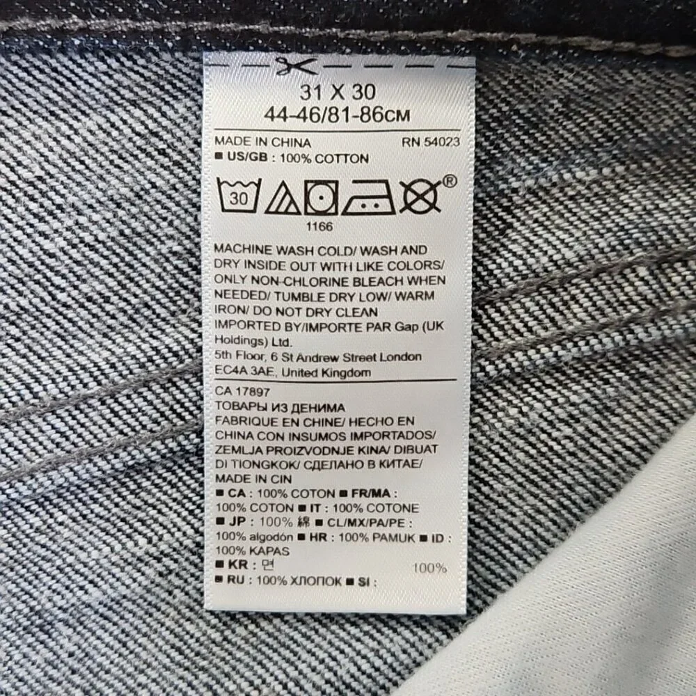 Banana Republic Jeans‎ Men's 31W 30L Dark Wash Straight Leg Classic Fit EUC LN